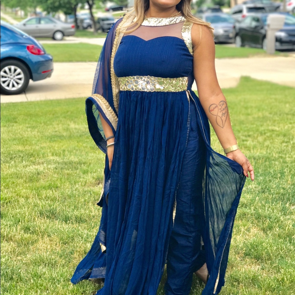 Pant style dress.